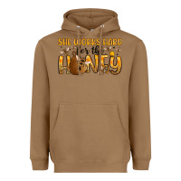 Toasted Coconut she works hard for the honey Heavyweight Hoodie - Artiststas