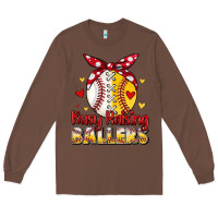 Chestnut busy raising ballers Long Sleeve Tee - JahusDesignShop