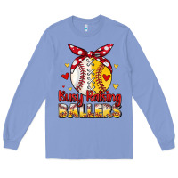 Colony Blue busy raising ballers Long Sleeve Tee - JahusDesignShop
