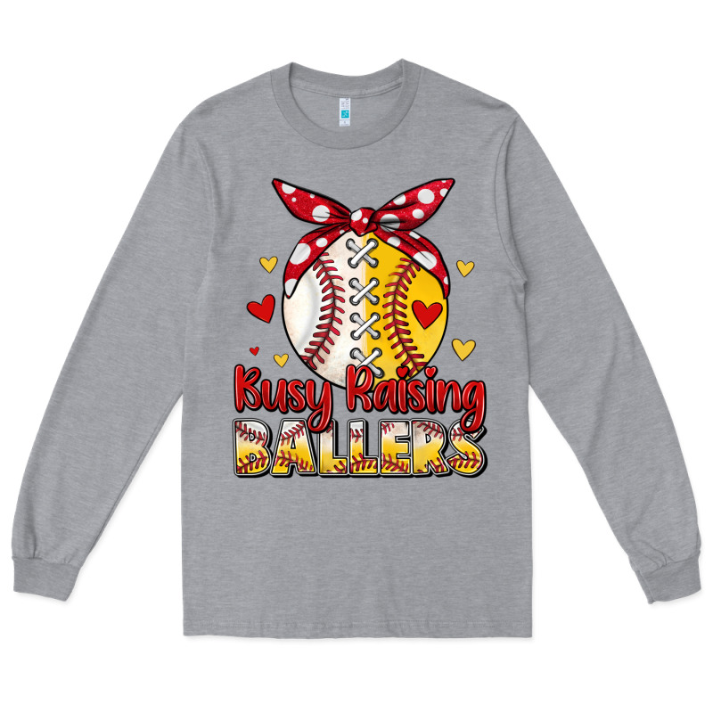 Busy Raising Ballers Long Sleeve Tee by JahusDesignShop | Teevron