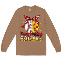 Toasted Coconut busy raising ballers Long Sleeve Tee - JahusDesignShop