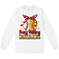 White busy raising ballers Long Sleeve Tee - JahusDesignShop
