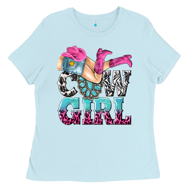 Cow Girl Ladies Tee by texasbilliewilder | Teevron