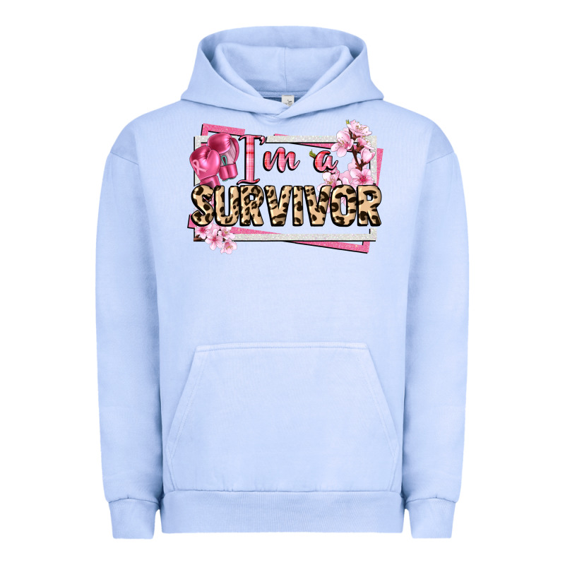 Im A Survivor Cancer Awareness Urban Hoodie by CowGirlArtShop | Teevron
