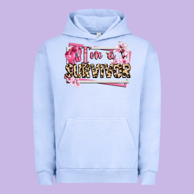 Im A Survivor Cancer Awareness Urban Hoodie Designed By Cowgirlartshop
