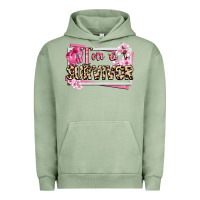 Pigment Oil Green im a survivor cancer awareness Urban Hoodie - CowGirlArtShop