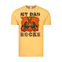 Vintage Mustard my dad rock Vintage Tee - Artiststas