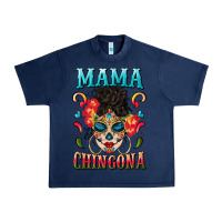 Navy mama chingona Urban Heavy Tee - BundleAndBundleShop