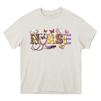 Cream easter nurse Heavy Core Tee - RanaPortraitStore