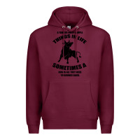 Burgundy Taurus Horoscope Premium Hoodie - Bettercallsaul