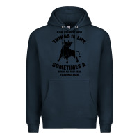 Navy Taurus Horoscope Premium Hoodie - Bettercallsaul