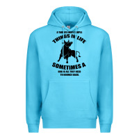 Ocean Blue Taurus Horoscope Premium Hoodie - Bettercallsaul