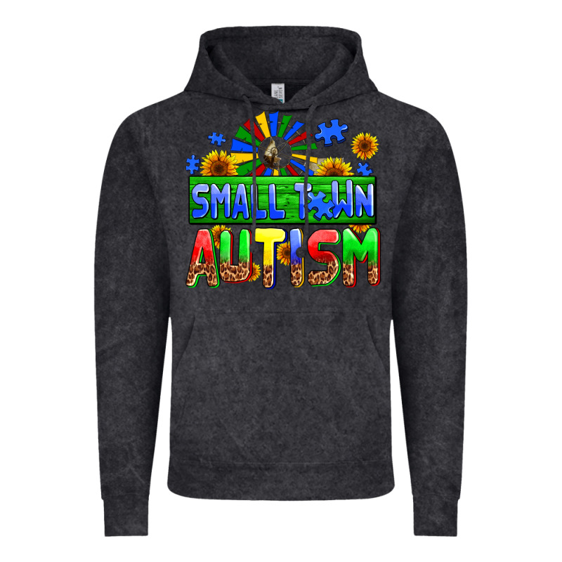 Small Town Autism Vintage Hoodie by AdoDesignShop | Teevron