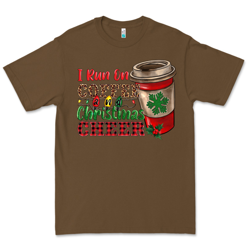 I Run On Coffee And Christmas Cheer Premium Tee by RanaPortraitStore | Teevron
