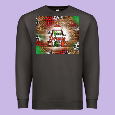 You Serious Clark Christmas Tree Premium Sweatshirt Designed By Jasminsmagicworld