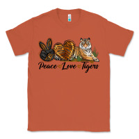 Copper Peace Love Tigers Classic Tee - LillyAllenDesigns