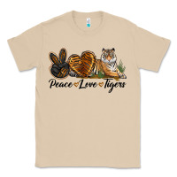 Mushroom Peace Love Tigers Classic Tee - LillyAllenDesigns