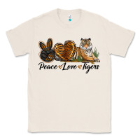 Natural Peace Love Tigers Classic Tee - LillyAllenDesigns