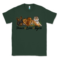 Sports Green Peace Love Tigers Classic Tee - LillyAllenDesigns