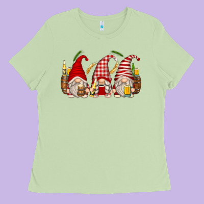Beer Gnomes Ladies Tee Designed By Zillion Design Studio