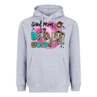 Heather Grey good moms say bad words Heavyweight Hoodie - Artiststas