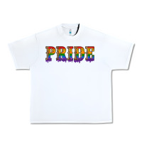 White pride lgbtq glitter Urban Heavy Tee - Artiststas