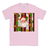 Bubblegum Pink santa with gifts Classic Tee - AdoDesignShop