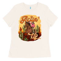 Bone cowgirl actin up Ladies Tee - texasbilliewilder
