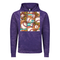 Cloud Purple baseball leopard sunflower seamless pattern Vintage Hoodie - JahusDesignShop