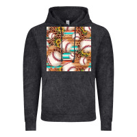 Vintage Black baseball leopard sunflower seamless pattern Vintage Hoodie - JahusDesignShop