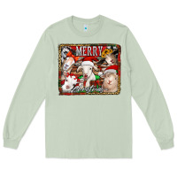 Matcha merry christmas goats Long Sleeve Tee - Jasminsmagicworld