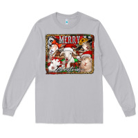 Moon Dust merry christmas goats Long Sleeve Tee - Jasminsmagicworld