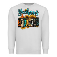 Dove Grey yeehaws and hellnaws Premium Sweatshirt - Jasminsmagicworld