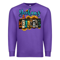 Purple yeehaws and hellnaws Premium Sweatshirt - Jasminsmagicworld