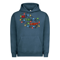 Pigment Midnight Navy be the light Urban Hoodie - CowGirlArtShop