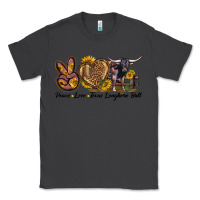 Smoke Peace Love Texas Longhorn Bull Classic Tee - LillyAllenDesigns
