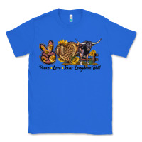 True Royal Peace Love Texas Longhorn Bull Classic Tee - LillyAllenDesigns