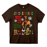 Chocolate Brown jingle horse dec 25 giddy jingle horse pick up fee Heavy Core Tee - Zillion Design Studio