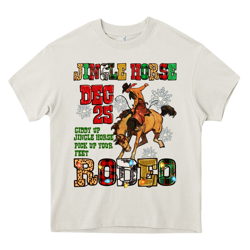 Jingle Horse Dec 25 Giddy Jingle Horse Pick Up Fee Heavy Core Tee by Zillion Design Studio | Teevron