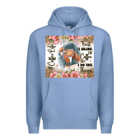 Colony Blue first i drink the coffee then i do the things Premium Hoodie - JahusDesignShop