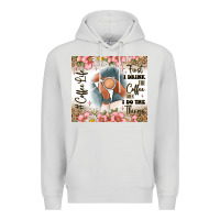 Dove Grey first i drink the coffee then i do the things Premium Hoodie - JahusDesignShop