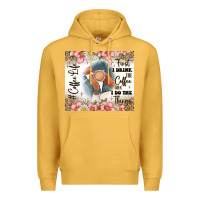 Mustard first i drink the coffee then i do the things Premium Hoodie - JahusDesignShop