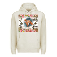 Oatmeal Heather first i drink the coffee then i do the things Premium Hoodie - JahusDesignShop