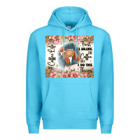 Ocean Blue first i drink the coffee then i do the things Premium Hoodie - JahusDesignShop