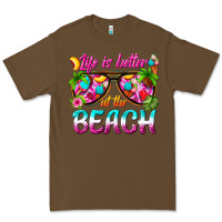 Cacao life is better at the beach Premium Tee - texasbilliewilder