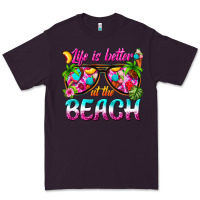 Plum life is better at the beach Premium Tee - texasbilliewilder