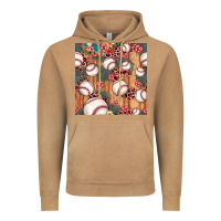 Vintage Camel baseball leopard seamless pattern Vintage Hoodie - JahusDesignShop