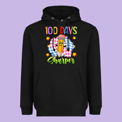 100 Days Sharper Heavyweight Hoodie Designed By Artiststas