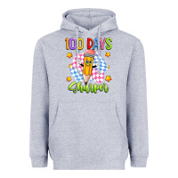 Heather Grey 100 days sharper Heavyweight Hoodie - Artiststas