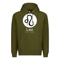 Army Green Leo Horoscope Premium Hoodie - Bettercallsaul